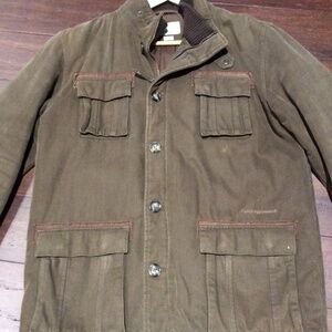 Equipaggiamenti Designer Men's Jacket Outerwear Brown Large